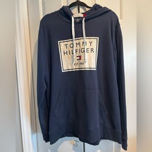 TOMMY HILFIGER Navy Lounge / Sleepwear Hoodie